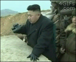 Den nordkoreanska rackan skäller