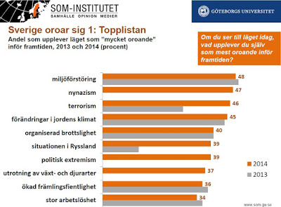 Detta är svenskarna rädda för