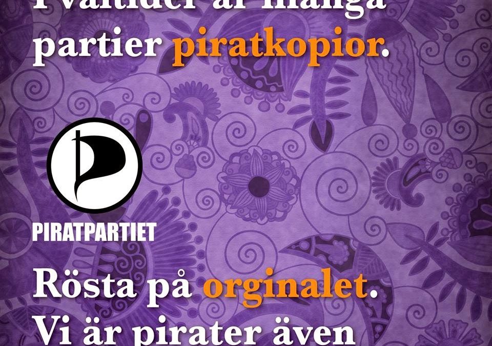 Rösta på Piratpartiet!