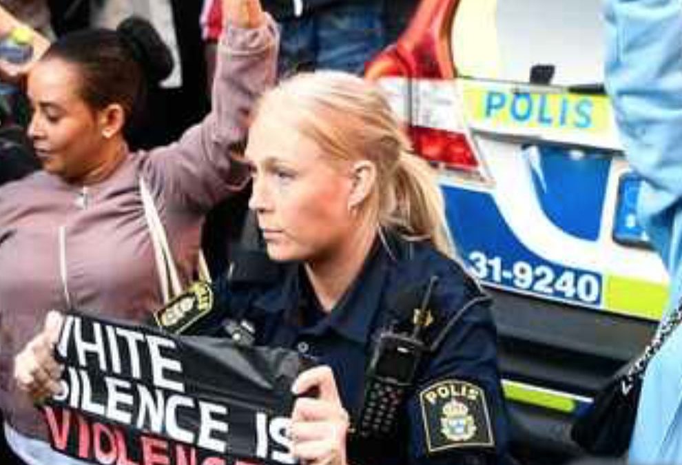 Blott Sverige svensk polis har